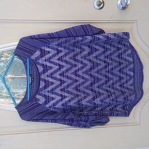 Absolutely Famous 3/4 Sleeve Knit Top L